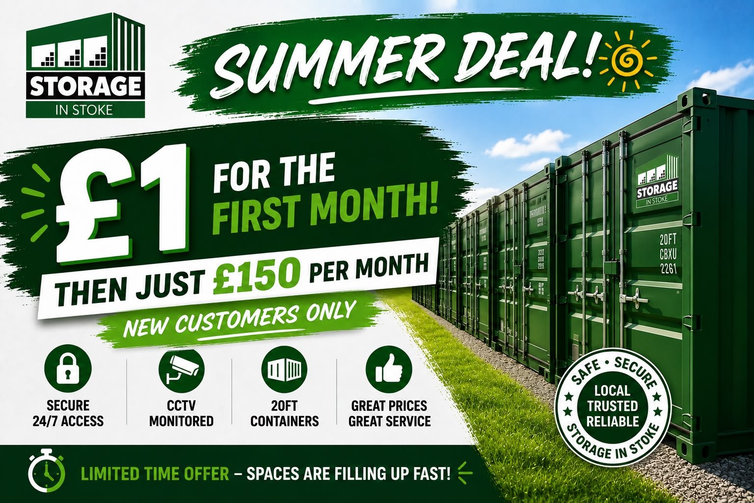 Storageinstoke storage rent new offer july 2026